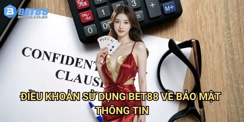 Điều khoản sử dụng Bet88 về bảo mật thông tin