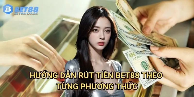 Hướng dẫn rút tiền Bet88 theo từng phương thức